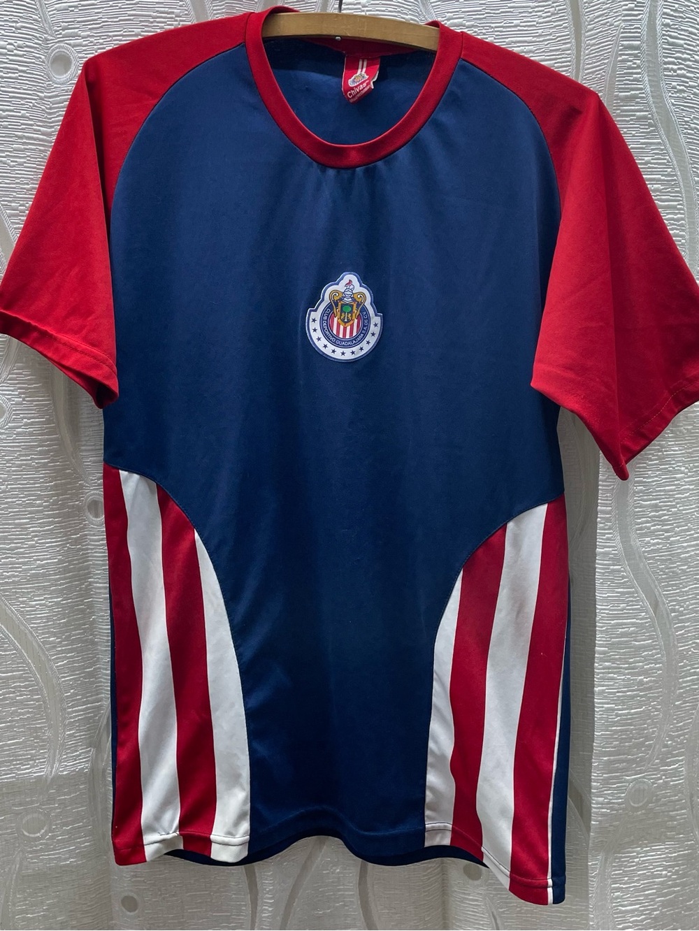 Chivas Guadalajara Soccer Jersey for boy Medium Blue Red Excellent Official Géra